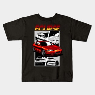 Mitsubishi Eclipse in Red mix max Kids T-Shirt